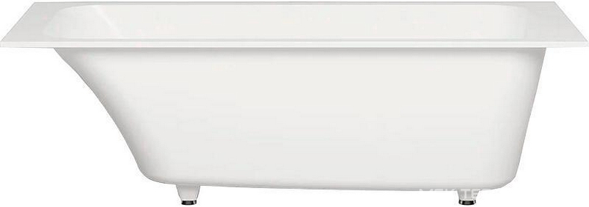 Ванна 1700х800хh600мм, встраив., литой камень S-Sensee глянец цв.белый, д/к Up&Down в цвет ванны, интегрир.слив-перелив, ножки в компл,  ZZ Salini Orlanda Kit 102116G