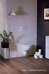 Унитаз подвесной, безободковый,  NEW, без крышки-сиденья KL Jacob Delafon Patio EDV102-00