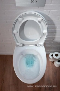 Унитаз подвесной, безободковый,  NEW, без крышки-сиденья KL Jacob Delafon Patio EDV102-00