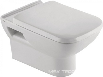 Унитаз подвесной с сиденьем микролифт, цвет белый KL