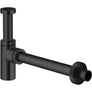 Сифон для раковины Kludi бутылочный, черный матовый, ZZ Kludi Универсал 1002039-00