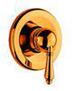 Наружная часть смес.д/д встраив. в стену, (без внутр. арт.4006), (цв. бронза, ручка El Capitan),  ZZ Nicolazzi Classico 3406 BZ 75