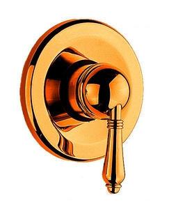 Наружная часть смес.д/д встраив. в стену, (без внутр. арт.4006), (цв. бронза, ручка El Capitan),  ZZ Nicolazzi Classico 3406 BZ 75