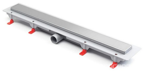 Душевой лоток с рамкой Klasik 850 мм D40, хром глянец ZZ