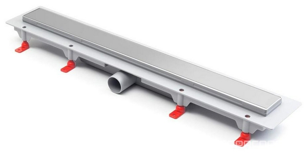 Душевой лоток с рамкой  850 мм D40, хром глянец ZZ Paini Klasik CH850KN