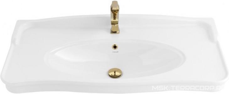 Раковина Creavit  AN100-00CB00E-0000, 100*50, для установки с ножками, ZZ Creavit Antik AN100-00CB00E-0000