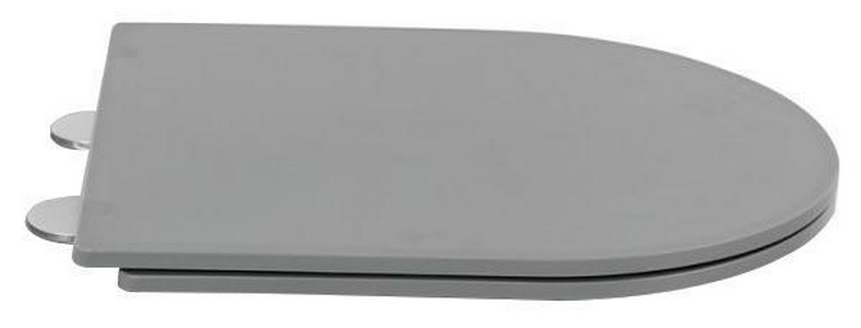 Сиденье для унитаза, с микролифтом, (цв.серый матовый), Colorato ZZ BelBagno colorato BB062SC-GR