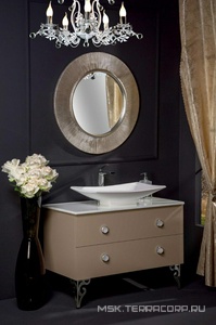 Зеркало  серебро d82 KL Armadi Art SHINE 528-SL