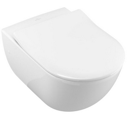 Унитаз подвесной Villeroy & Boch Subway 6600 10 01 alpin| 56x37x35