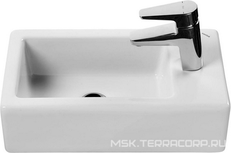 Раковина Эрис 46х26 см, цвет белый ZZ Santek Универсал 1.WH30.1.972