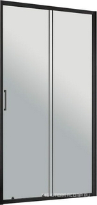 Душевая дверь Veconi  -46В Арт.46B-140-01-C5 Стекло/6 мм профиль чёрный, стекло прозрачное, ZZ Veconi VN VN46B-140-01-C5