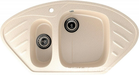 Мойка кухонная Ulgran U-105-328 бежевый| 49x94x16