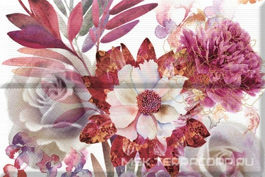 Com.Savage Flowers Berenjena 01 XX |30x45