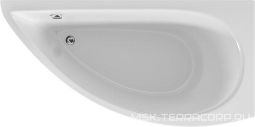 Акриловая ванна 1MarKa Piccolo R 150x75 без гидромассажа 150x75x44 1Marka piccolo s382625
