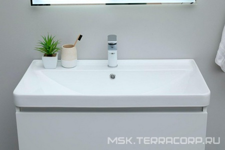 Раковина мебельная "Ирис"- 80 см, цв.белый Aquanet Вега 301805