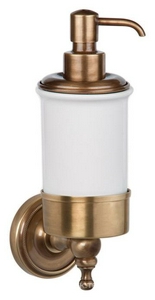 Дозатор настенный (цв.,бронза/керамика),  ZZ TW Collection Bristol TWBR108br
