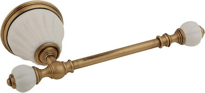 Держатель для т/б, (цв.бронза / керамика),  ZZ Migliore Olivia 17420