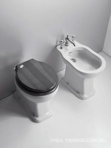 Биде 34х53см, напольное, с 1 отв. д/смес., (без крепл. к полу),  ZZ Simas Londra LO 923