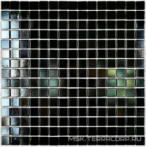 Мозаика Bonaparte Мозаика стеклянная Black Light  (20x20x4) ZZ 32,7x32,7