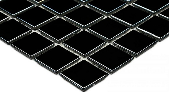 Мозаика Bonaparte Мозаика стеклянная Black Light  (20x20x4) ZZ 32,7x32,7