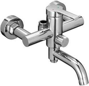 Смеситель для ванны с поворотным изливом, с верхним подключением (цв.хром),  ZZ Swedbe Diana 1035