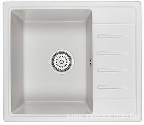 Мойка кухонная Granula Standart ST-5803 белая| 50x58x20