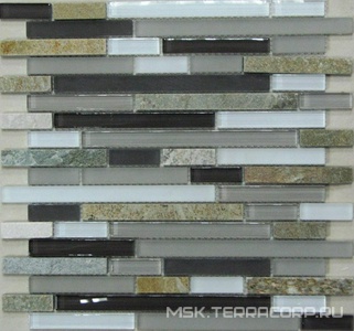 Мозаика Style time-198 30x30 Bonaparte Мозаика стеклянная с камнем n156853