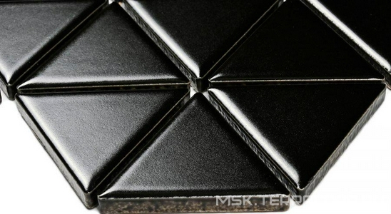 Мозаика Reno Black matt (39x45x6) 25,2x29,1 Bonaparte Мозаика керамогранитная n156908