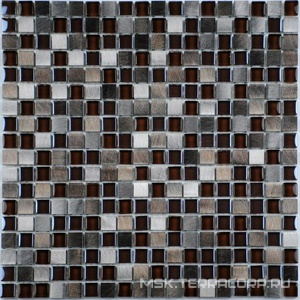 Мозаика Мозаика из стекла на сетке SK10-194 30x30 Спектр-М Микс стекло SK10-194