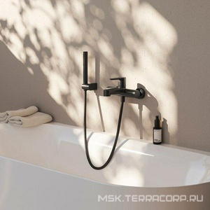 Держатель для душевой насадки Ravak X07P639, поворотный 611.20, цв. черный матовый, ZZ Ravak Универсал X07P639