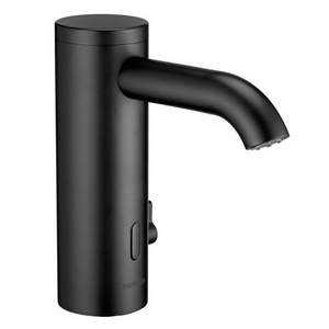 Смеситель для раковины сенсорный, с регулировкой темп., излив h113х115мм, (цв.черный матовый), Europe ZZ Swedbe europe 6010B