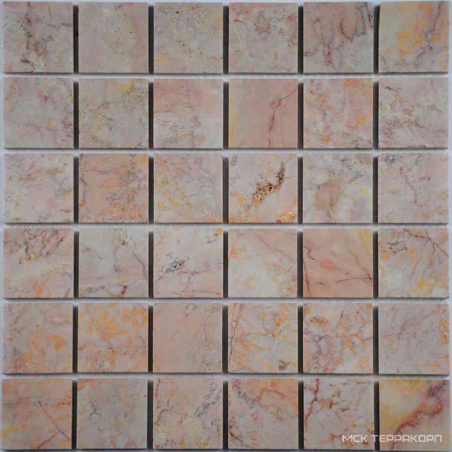 Мозаика из камня на сетке М20-317-48Р ZZ 30.5x30.5