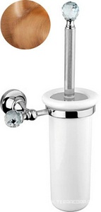 Ерш настенный, колба керамическая, (цв.бронза, Swarovski),  ZZ Cezares Olimp OLIMP-TB-02-Sw