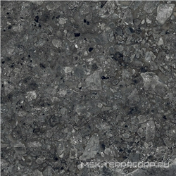 Керамогранит для пола и стены Alpas 2 CM Outdoor Terrazo Nero 2 cm 60x60 n159129