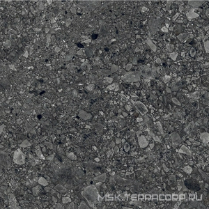 Керамогранит для пола и стены Alpas 2 CM Outdoor Terrazo Nero 2 cm 60x60 n159129