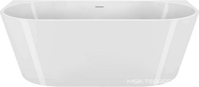 Ванна 1700x790xh570мм, пристенная, интегрированный слив-перелив, донный клапан цв.хром в компл., (акрил цв.белый), BelBagno ZZ BelBagno Универсал BB710-1700-800