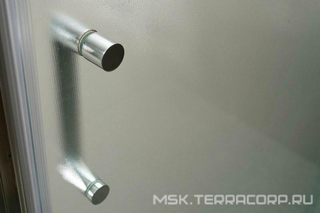 Душевой уголок 1000х900хh1950мм, прямоуг., правый/левый, (стекло рифленое Punto 5мм, фурн.цв.хром),  ZZ BelBagno Uno-195 UNO-195-AH-2-100/90-P-Cr