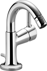 Смеситель для биде однорычажный на 1 отв. с д/к (цв. хром), LaFleur XX