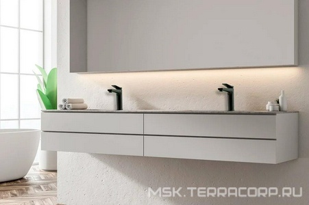 Смеситель для раковины Lemark  LM3737BL, донный клапан Click/Clack в компл., цв. черный, ZZ Lemark Bronx LM3737BL