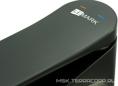 Смеситель для раковины Lemark  LM3737BL, донный клапан Click/Clack в компл., цв. черный, ZZ Lemark Bronx LM3737BL