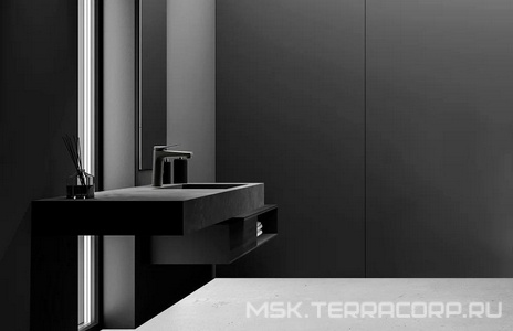 Смеситель для раковины Lemark  LM3737BL, донный клапан Click/Clack в компл., цв. черный, ZZ Lemark Bronx LM3737BL