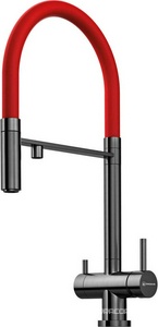 Смеситель для кухни Omoikiri Kanto PVD-GM с гибким изливом, цв красный, ZZ Omoikiri kanto 4994013