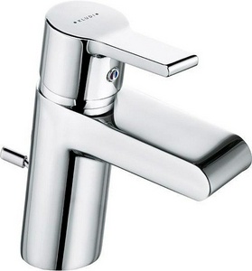 Смеситель для раковины, однорычажный, с дон. клап., гибк.подвод., хром ХХ Kludi O-CEAN 383400575