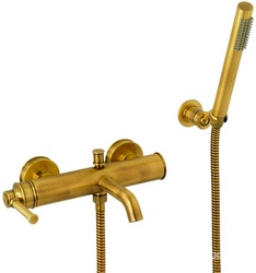 Смеситель для ванны, лейка в компл., (цв.бронза), Ermitage Mini ZZ