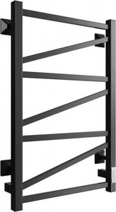 ОБРАЗЕЦ Полотенцесушитель электрический 80х50 см, скрытый монтаж, цв. черный матовый KL Двин Z plaza neo 4657771779244 (товар 4657771772672 )