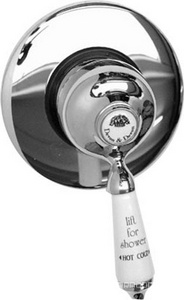 Смеситель для душа, возможен скрытый в стене и настенный монтаж, (хром) D&D ZZ Devon & Devon Doccia MARD72CR