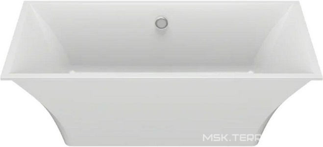 Ванна отдельностоящая из искусственного камня Good Door  170x80 см, перелив по центру, БЕЗ слива-перелива, цв. белый, ZZ Good Door Мадрид Ва00006