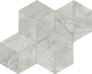 Marvel Grey Cloud Mosaico Esagono Silk ZZ 30x35