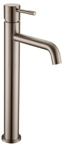 Смеситель высокий для раковины Uno 462-NB Nikel Brush, высота излива 23.5 см, цв. никель брашированный, ZZ Boheme UNO 462-NB