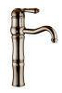 Смеситель для раковины однорычажный в высоким изливом, (цв. бронза, ручка El Capitan),  ZZ Nicolazzi Classica 3472 BZ 75